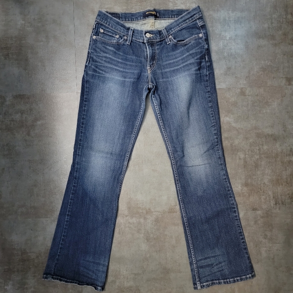 Levi's 524 Jeans Too Superlow Boot Cut Junior's Size 11 M - Picture 2 of 10